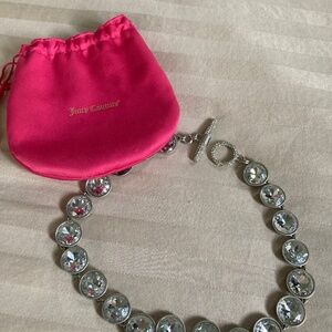 Juicy Couture necklace- rhinestones & glam!